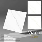 طرح ویانا سفید و گلد -کاشی جم